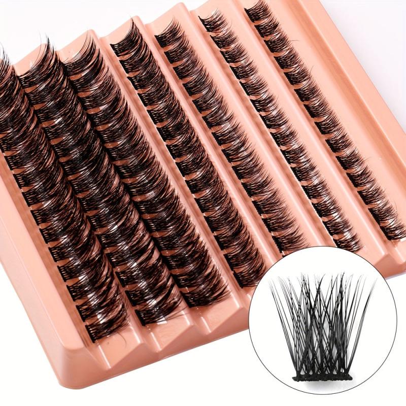 DIY Synthetic Fiber False Eyelashes Natural Thick Self grafting Cluster Lashes