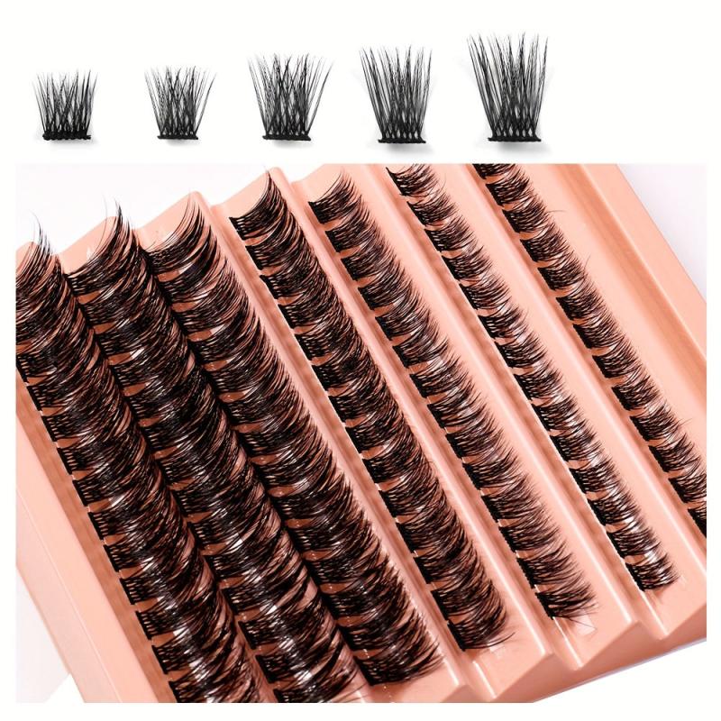 DIY Synthetic Fiber False Eyelashes Natural Thick Self grafting Cluster Lashes