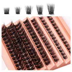 DIY Synthetic Fiber False Eyelashes Natural Thick Self grafting Cluster Lashes