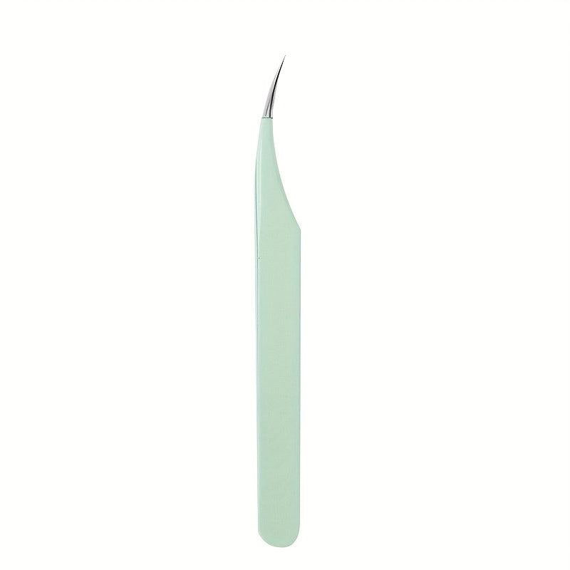 Stainless Steel Eyelash Clip False Eyelash Grafting Clip Tweezers
