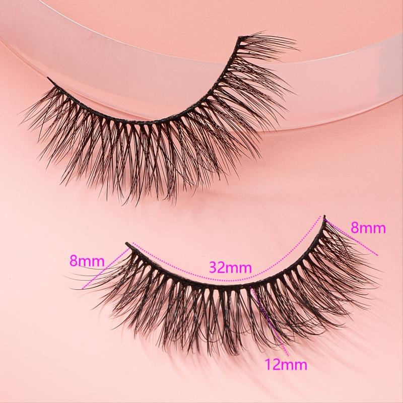5 Pairs Fluffy 3D Mink False Eyelashes for Makeup