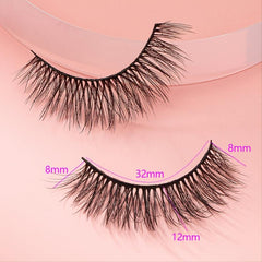 5 Pairs Fluffy 3D Mink False Eyelashes for Makeup