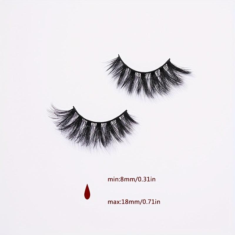 4 Pairs Crisscross Lash Extension 8 18mm Wispy Volume False Eyelashes