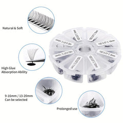 Premade Fans Cluster Lashes Extension 500 Pcs 1000 Pcs