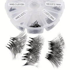 Premade Fans Cluster Lashes Extension 500 Pcs 1000 Pcs