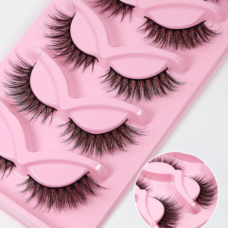 3D Thick False Eyelashes Lengthening Volume Lashes Wispy Curling