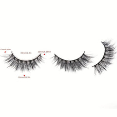 3D Thick False Eyelashes Lengthening Volume Lashes Wispy Curling
