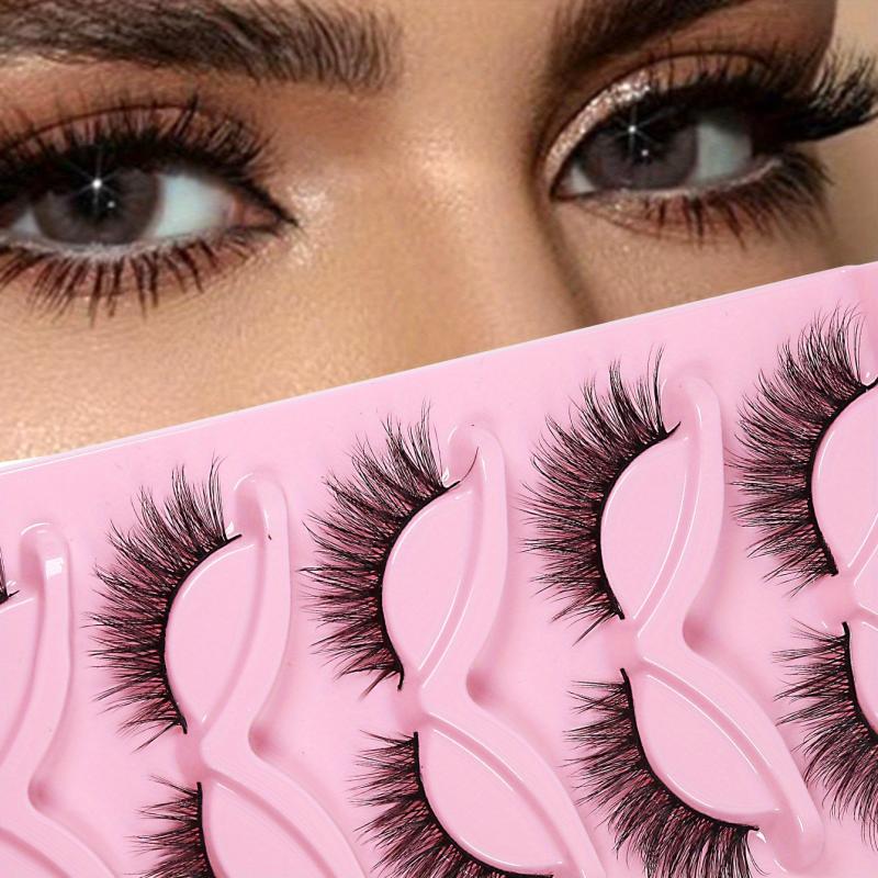3D Thick False Eyelashes Lengthening Volume Lashes Wispy Curling