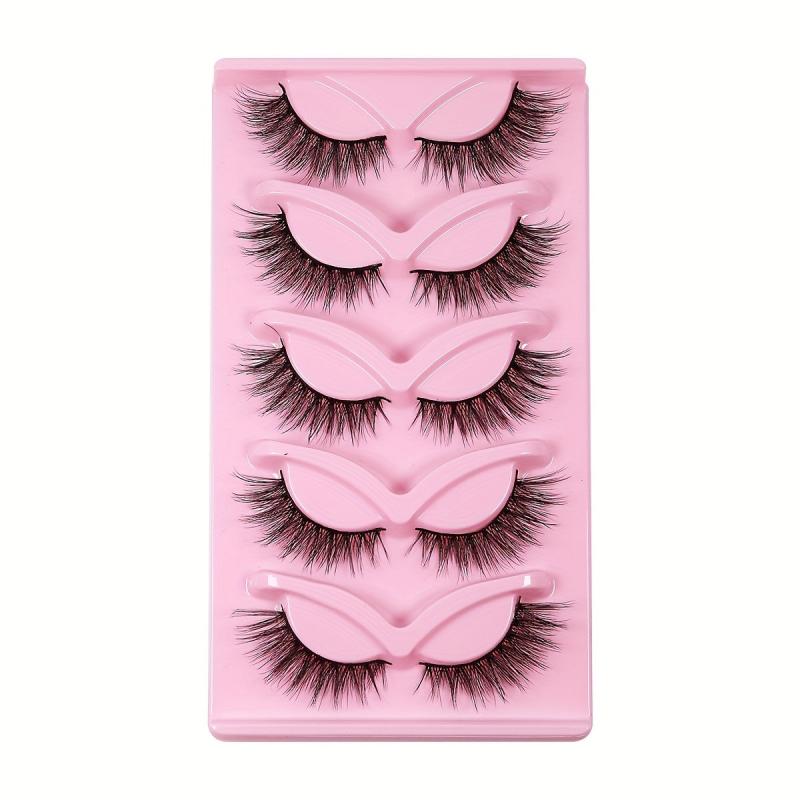 3D Thick False Eyelashes Lengthening Volume Lashes Wispy Curling