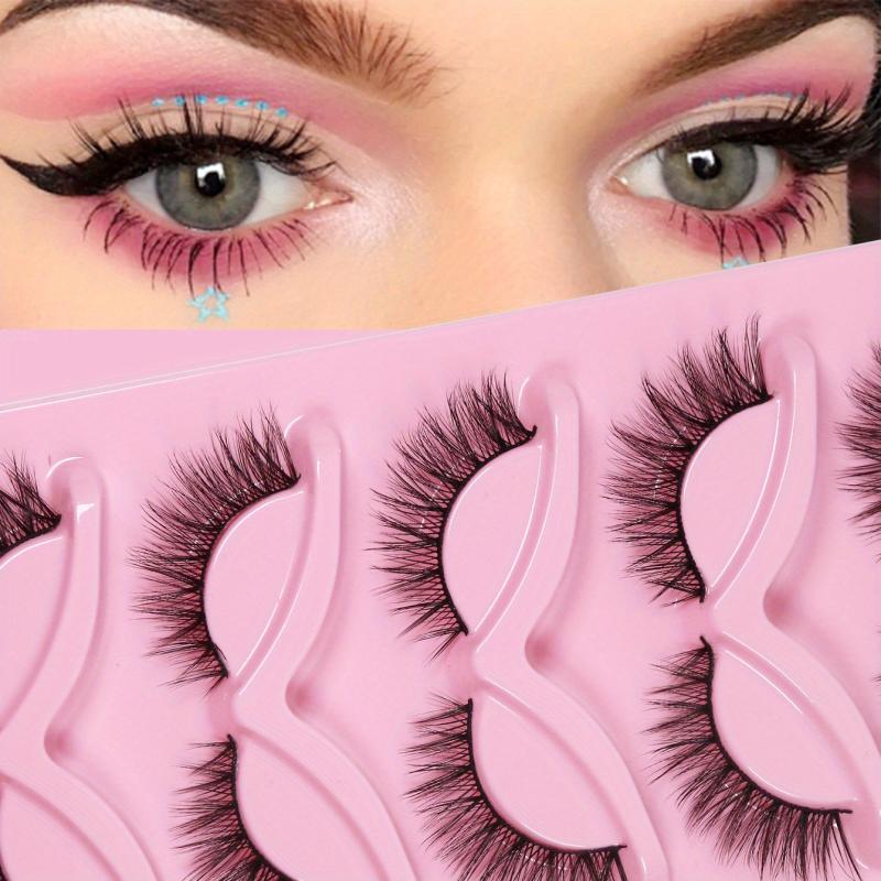 3D Thick False Eyelashes Lengthening Volume Lashes Wispy Curling