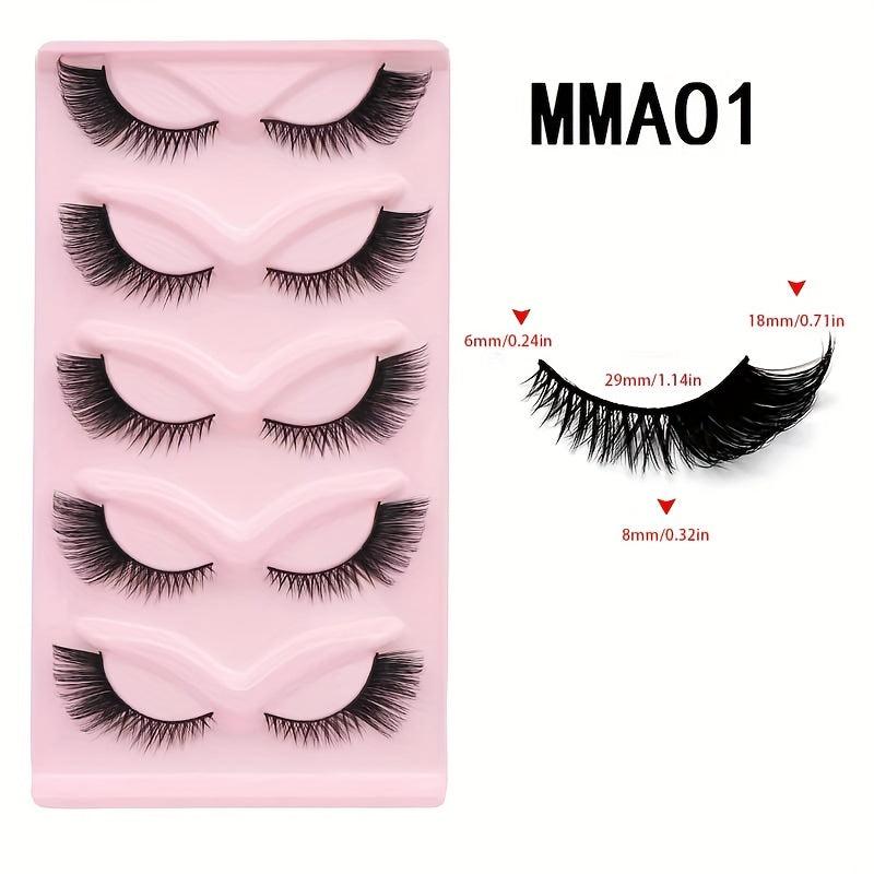 Cat Eye Style False Eyelashes 3D Curl Eyelashes Natural Lashes