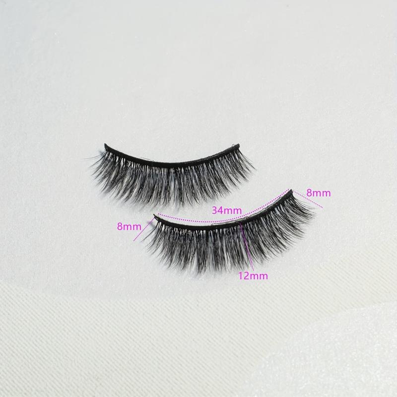 Natural Style False Eyelashes - 20 Pairs