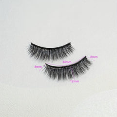 Natural Style False Eyelashes - 20 Pairs
