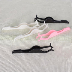 6pcs False Eyelashes Tweezer Portable Applicator For Magnetic Lashes