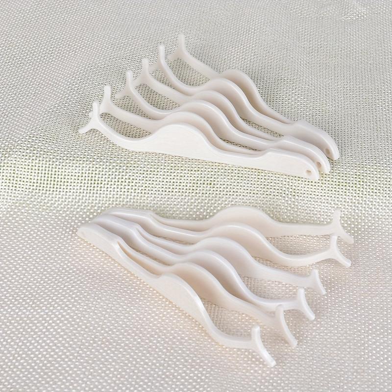 6pcs False Eyelashes Tweezer Portable Applicator For Magnetic Lashes