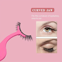 6pcs False Eyelashes Tweezer Portable Applicator For Magnetic Lashes
