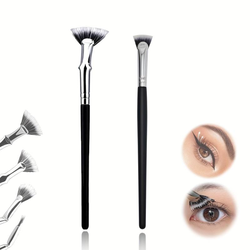 Mascara Fan Brush Lash Wand for Lifted Effects and Lower Lashes Enhancement