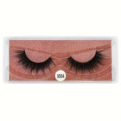 10 Pairs Soft & Thick 3D Mink Lashes Mix Style For Natural Fluffy Makeup