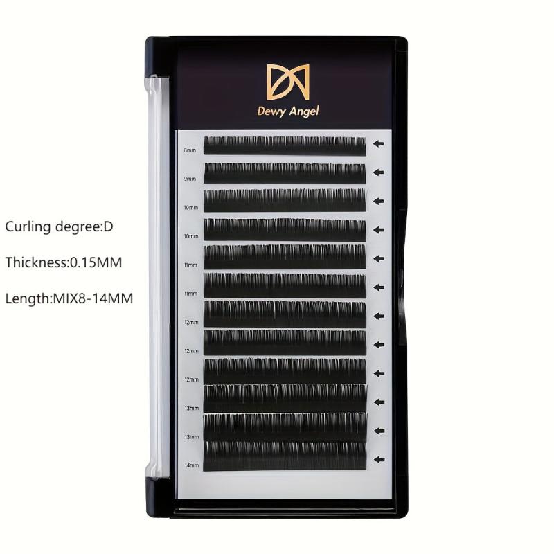 Natural Curling Flat Lashes Extension for Salon Use