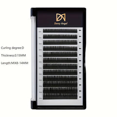 Natural Curling Flat Lashes Extension for Salon Use