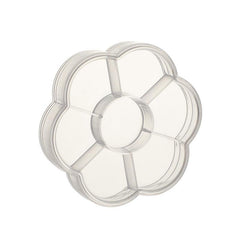 Flower Shape Makeup Finishing Case Clear Jewelry Organizer Tray