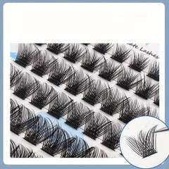 72pcs Mega Volume Individual Lash Extension 8-16mm D Curl Cluster Lash