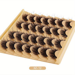 14 Pairs Curling False Eyelashes 8D Three-dimensional Fairy Style