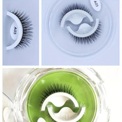 Self-Adhesive Reusable False Eyelashes Naturally Fluffy No Glue Needed