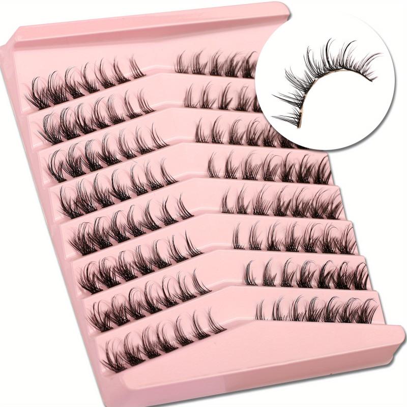 False Eyelashes Kits Fluffy Faux Mink Manga Moisturizing Look