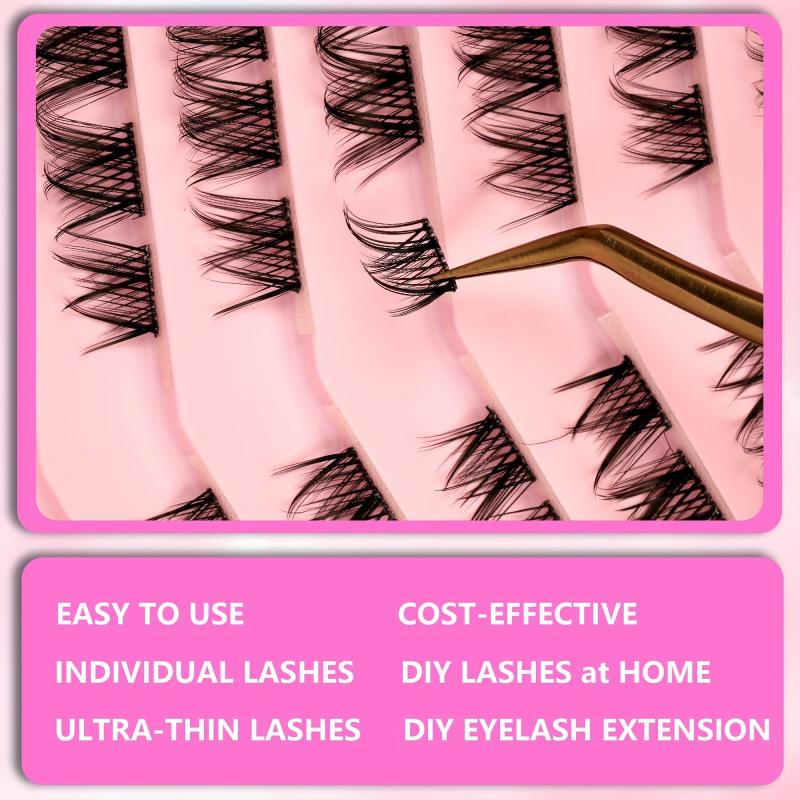False Eyelashes Kits Fluffy Faux Mink Manga Moisturizing Look