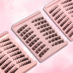 False Eyelashes Kits Fluffy Faux Mink Manga Moisturizing Look
