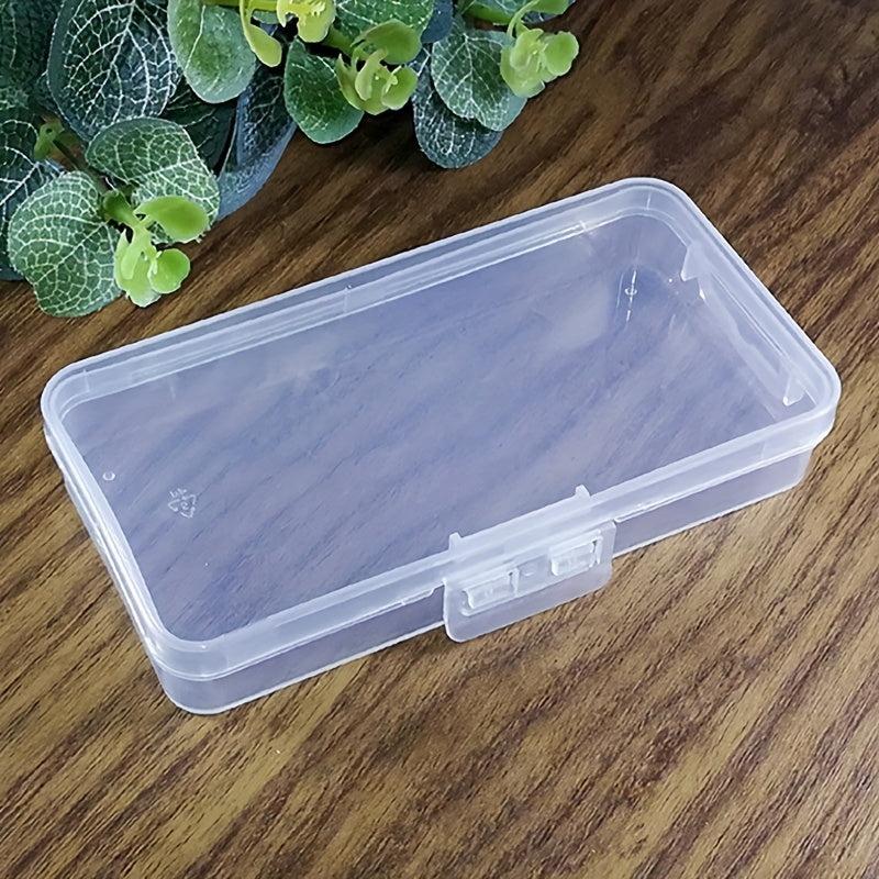 Clear Jewelry Storage Box Dustproof Case Portable Organizer
