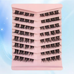 DIY Natural D Curve Faux Mink Hair 3D False Eyelashes