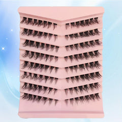 DIY Natural D Curve Faux Mink Hair 3D False Eyelashes