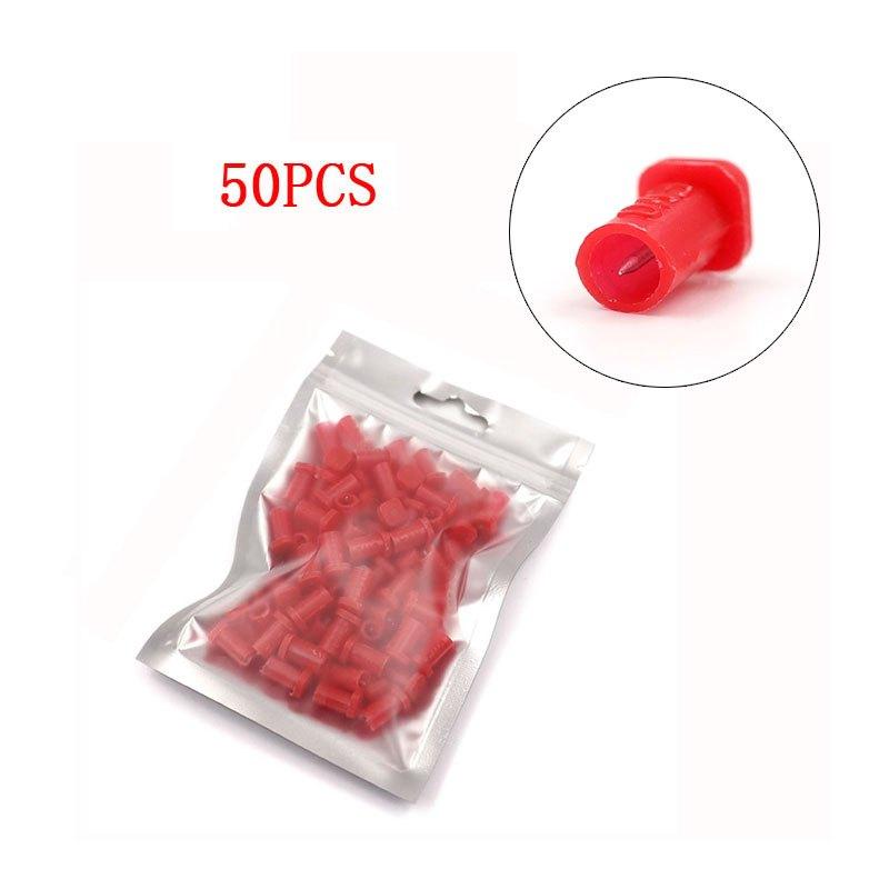 100Pcs Eyelash Glue Bottle Blocking Tool Anti-blocking Replacement Head