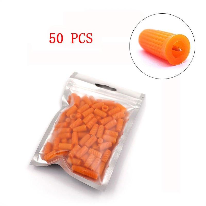 100Pcs Eyelash Glue Bottle Blocking Tool Anti-blocking Replacement Head