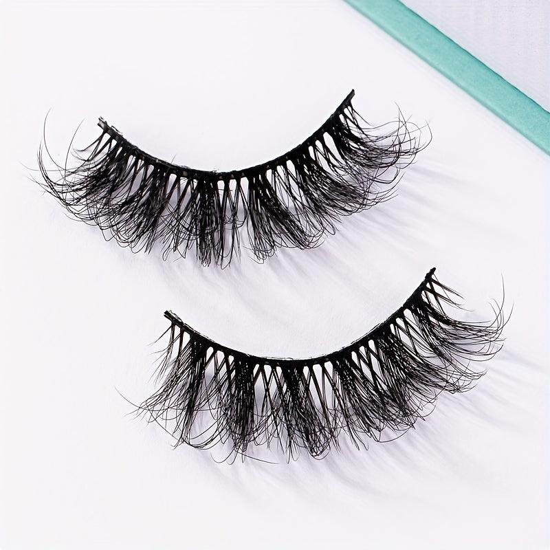 5 Pairs 5D Fluffy False Eyelashes Natural Thick Curly Makeup Lash Extension