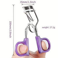 Wide Angle Eyelash Curler Portable Curling Tool for Long Lasting Curly Lashes