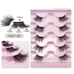 Thick Crossed Faux Mink Eyelashes Lazy Style Eyelashes