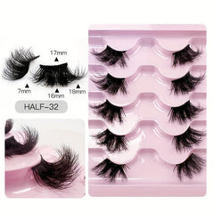 Thick Crossed Faux Mink Eyelashes Lazy Style Eyelashes