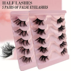 Thick Crossed Faux Mink Eyelashes Lazy Style Eyelashes
