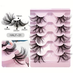 Thick Crossed Faux Mink Eyelashes Lazy Style Eyelashes