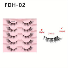 Natural Fox Eyes False Eyelashes for Enhanced Look