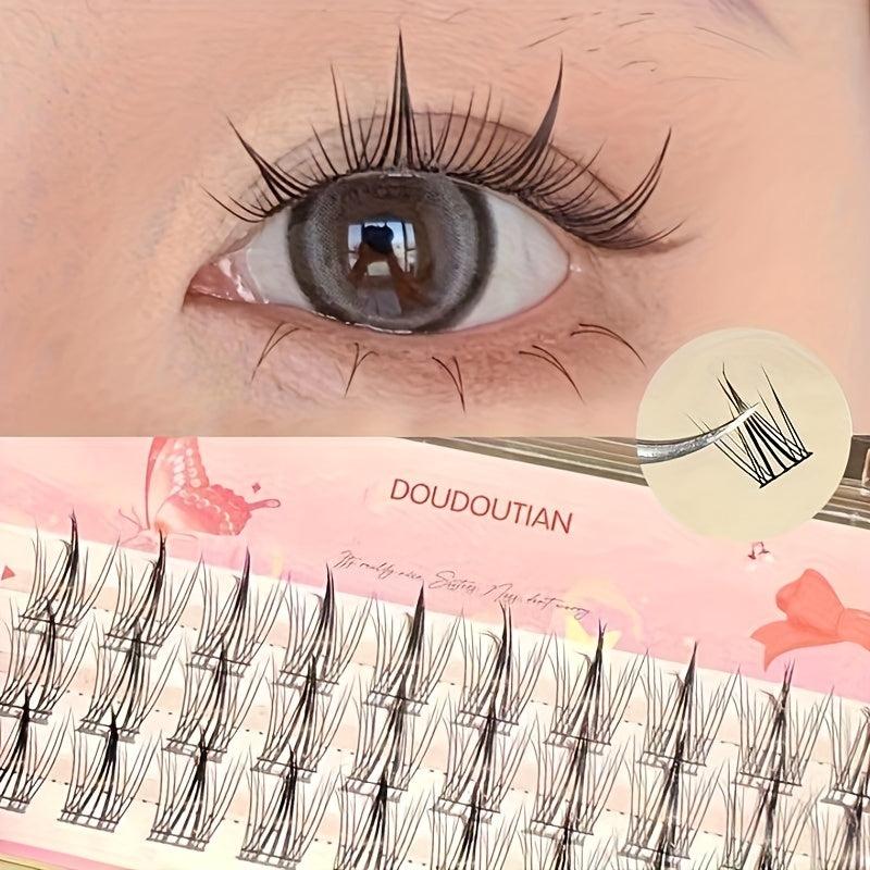 Mermaid Cluster Eyelashes Manga Fairy False Eyelashes Female