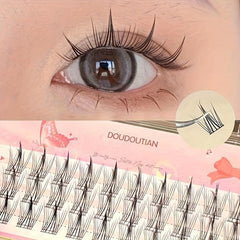 Mermaid Cluster Eyelashes Manga Fairy False Eyelashes Female