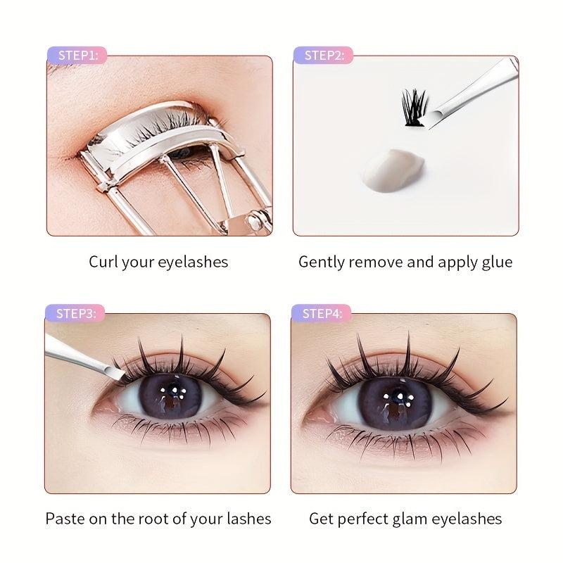 Spiky Wheat Lashes DIY Segmented Eyelashes Extensions