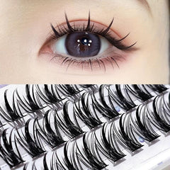 Spiky Wheat Lashes DIY Segmented Eyelashes Extensions
