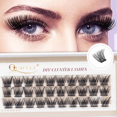 DIY Eyelashes Cluster 30pcs Easy Applying At Home C Curl False Lashes 10 12 14mm