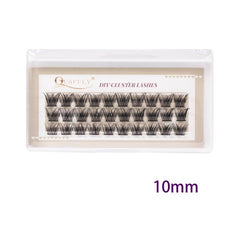 DIY Eyelashes Cluster 30pcs Easy Applying At Home C Curl False Lashes 10 12 14mm