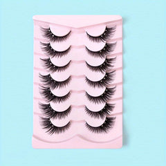Bejeweled Full Strip False Eyelashes Natural Volume Curly Makeup Lash Extension